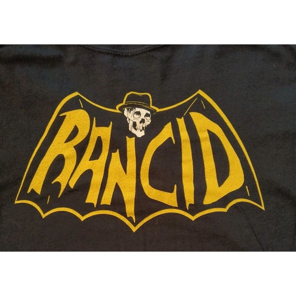 Kings Road Merch Rancid Logo "Skele-Tim Bat" Shirt Size L